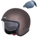 Motorcycle Helmet W-TEC Valkorne Marron - deep coffee