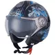 NENKI NK-622 motorcycle Helmet - Black-Blue