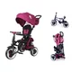 Children’s Tricycle w/ Parent Handle QPlay Rito+ - Purple