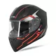Full-Face Motorcycle Helmet W-TEC Vesco - Glossy Black-Neon Yellow - Black Matt-Corsa Red