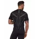Men’s Short-Sleeve Performance Shirt Brubeck Dry SS1466M - Black/Graphite