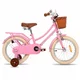Children’s Bike Joystar Stitch 16” w/ Basket & Training Wheels • 115 – 135 cm - Pink - Pink