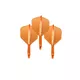 Dart Flights Target K-Flex Neon No.6 Short – 3-Pack - Fluo Yellow - Fluo Orange
