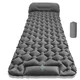 Inflatable Sleeping Pad w/ Integrated Pump inSPORTline Soultea 190 x 60 x 6 cm - Blue - Grey