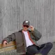 Sports Sunglasses Tripoint Reschen - Matt Black Smoke /w Blue Multi Cat.3