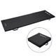 Folding Gymnastics Mat inSPORTline Trifold 180 x 60 x 3 cm - Black - Black