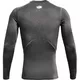 Men’s Compression T-Shirt Under Armour HG Armour Comp LS - Carbon Heather