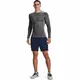 Men’s Compression T-Shirt Under Armour HG Armour Comp LS - Carbon Heather