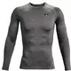 Men’s Compression T-Shirt Under Armour HG Armour Comp LS - Carbon Heather - Carbon Heather