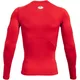 Men’s Compression T-Shirt Under Armour HG Armour Comp LS - Carbon Heather