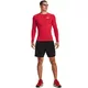 Men’s Compression T-Shirt Under Armour HG Armour Comp LS - Carbon Heather