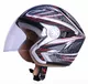 WORKER V529 motorcycle Helmet - Black Hybrid