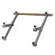Wall Bars inSPORTline Wootaline 199 x 80 cm w/ Pull-Up Bar & Parallel Bars, Gray