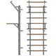 Wall Bars inSPORTline Wootaline 199 x 80 cm w/ Pull-Up Bar & Parallel Bars, Gray