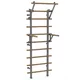 Wall Bars inSPORTline Wootaline 199 x 80 cm w/ Pull-Up Bar & Parallel Bars, Gray