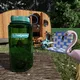 Outdoor Water Bottle NALGENE Wide Mouth Sustain 1 L - Gray w/Blue Cap