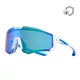 Polarized Sunglasses Altalist Kizuna Polarized - Blue-Pink with Pink Lenses - White-Blue with Blue Lenses
