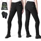 Women’s Motorcycle Leggings W-TEC Lukrecia Base - Black