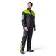 Motorcycle Rain Jacket W-TEC Igava - Black-Fluo Green