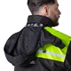 Rain Motorcycle Jacket W-TEC Rinstop - Black-Fluo