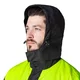 Rain Motorcycle Jacket W-TEC Rinstop - Black-Fluo