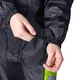 Motorcycle Rain Jacket W-TEC Igava - Black-Fluo Green