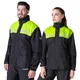 Rain Motorcycle Jacket W-TEC Rinstop - Black-Fluo - Black-Fluo
