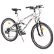 Full-suspended bike DHS 2445 Matrix 24" - model 2012 - Black-White