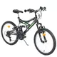 Full-suspended junior bike DHS 2441 Rocker 24" - Black-Green