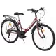 Junior bike DHS 2414 Cityline 24" - Dark Red