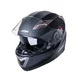Flip-Up Motorcycle Helmet W-TEC Pezzon - White-Bronze