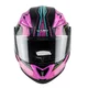 Flip-Up Motorcycle Helmet W-TEC Pezzon Magenta - Pink-Black