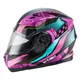 Flip-Up Motorcycle Helmet W-TEC Pezzon Magenta - Pink-Black