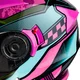 Flip-Up Motorcycle Helmet W-TEC Pezzon Magenta - Pink-Black