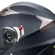 Flip-Up Motorcycle Helmet W-TEC Pezzon - White-Bronze