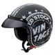 Motorcycle Helmet W-TEC Café Racer - Big Star - Vintage Stock