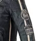 Men’s Leather Jacket W-TEC Makso - Black with Patches