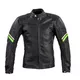 Leather Motorcycle Jacket W-TEC Montegi - Matte Black - Matte Black