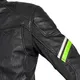 Leather Motorcycle Jacket W-TEC Montegi - Matte Black