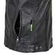 Leather Motorcycle Jacket W-TEC Montegi - Matte Black