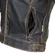 Leather Motorcycle Jacket W-TEC Mungelli - Vintage Brown