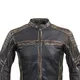 Leather Motorcycle Jacket W-TEC Mungelli - Vintage Brown