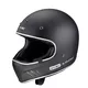 Motorcycle Helmet W-TEC Black Heart Retron w/ Chesster Goggles - Simple Silver