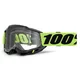 Motocross Goggles 100% Accuri 2 - Scranton Black, Clear Plexi