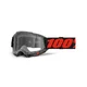 Motocross Goggles 100% Accuri 2 - Scranton Black, Clear Plexi - Huaraki černá, čiré plexi