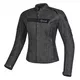 Women’s Leather Motorcycle Jacket Spark Virginia - Black - Black
