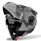 Flip-Up Motorcycle Helmet AIROH SPECKTRE Groove P/J Glossy Gray