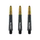 Dart Shafts Winmau Vecta Intermediate - White - Black-Gold