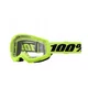 Motocross Goggles 100% Strata Mini - Yellow, Clear Plexi - Yellow, Clear Plexi