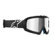 Children’s Motocross Goggles Alpinestars Vision Mirror Youth - Corp černá, zrcadlové stříbrné plexi - Corp černá, zrcadlové stříbrné plexi
